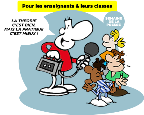 Journaliste en classe