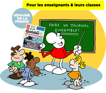 Mascotte journaliste